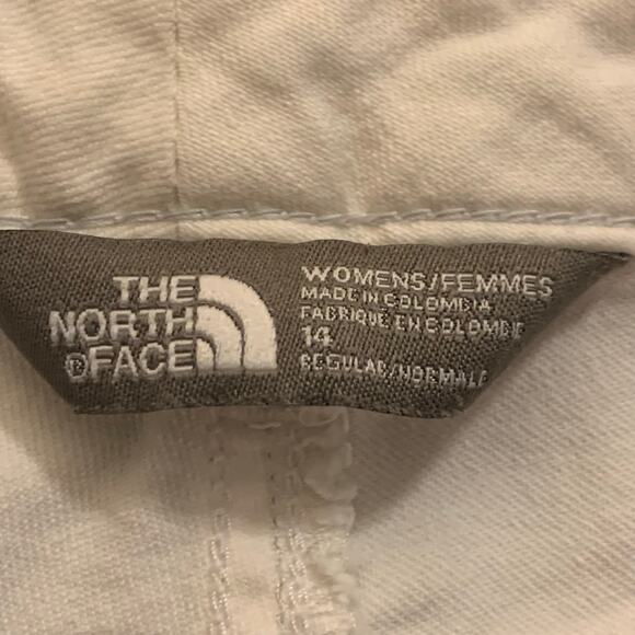 The North Face Womens Pants White Size 14 Tapered Leg Longer Inseam Some Stretch - Picture 2 of 12